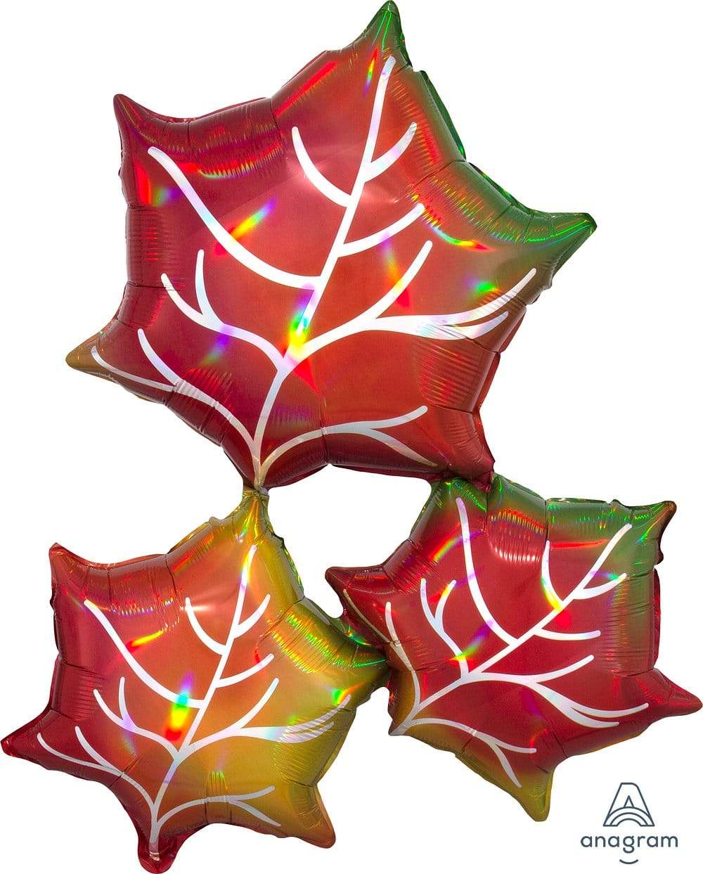 30" Iridescent Leaves - Anagram