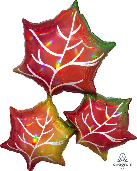 30" Iridescent Leaves - Anagram