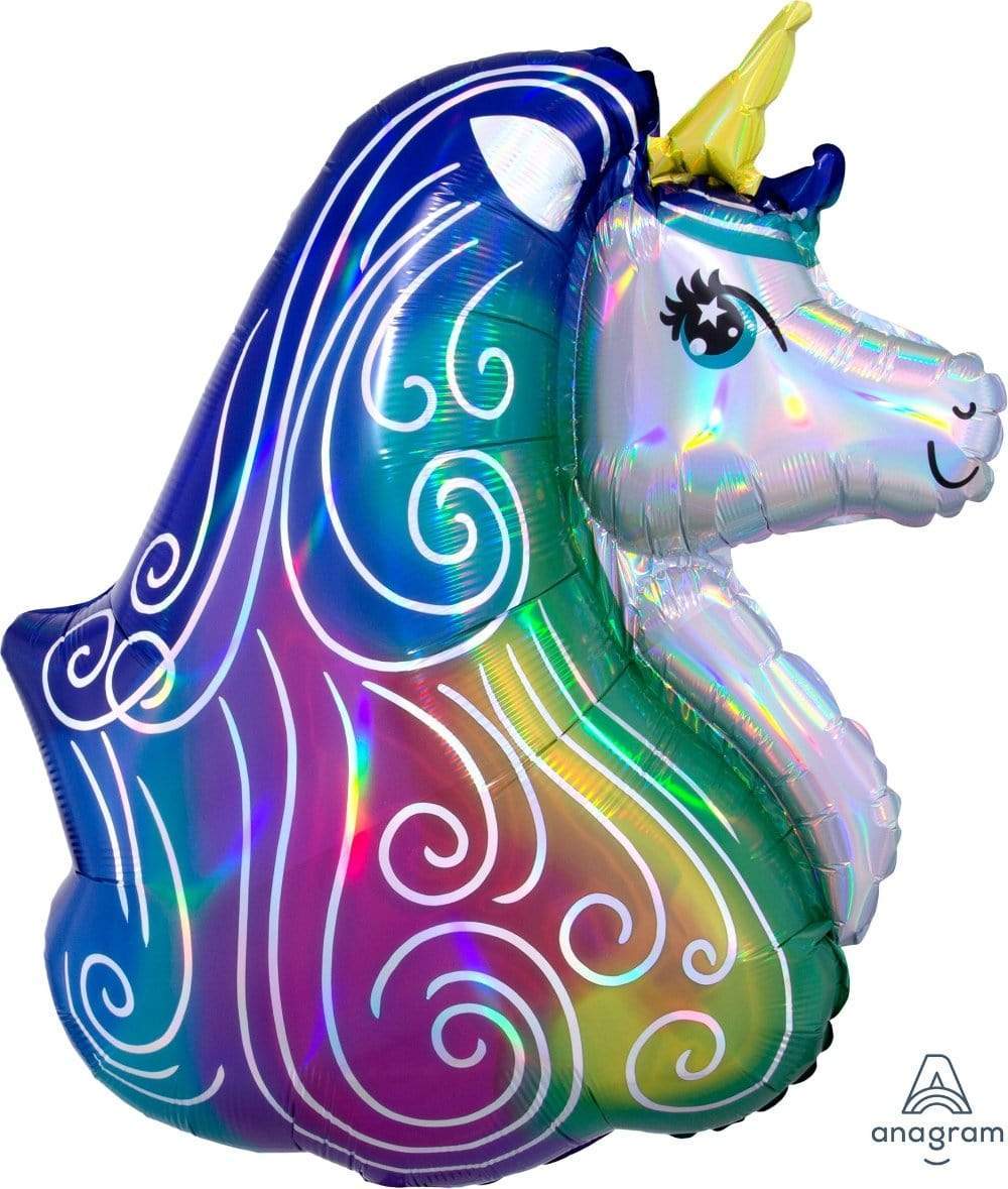 30" Iridescent Rainbow Unicorn