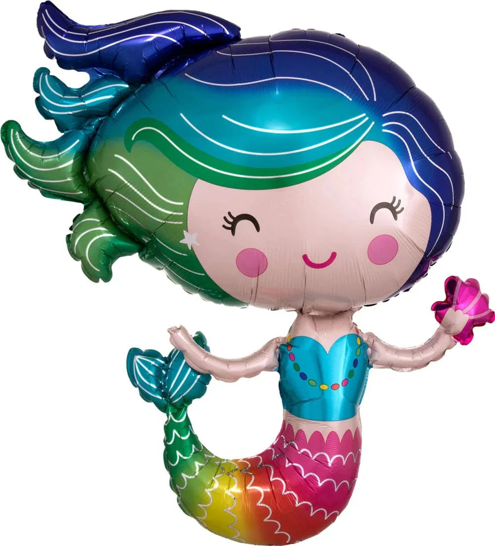 30" Mermaid - Colorful - Anagram