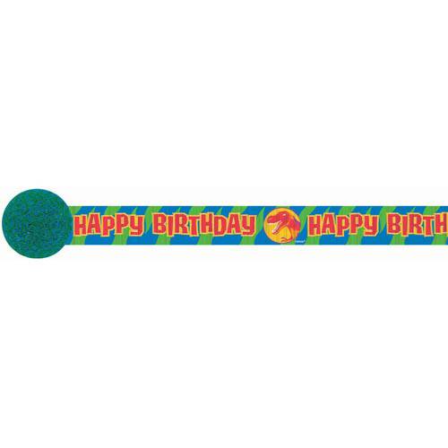 30ft Dinosaur Prehistoric Crepe Paper Streamer (1 Count) - Amscan