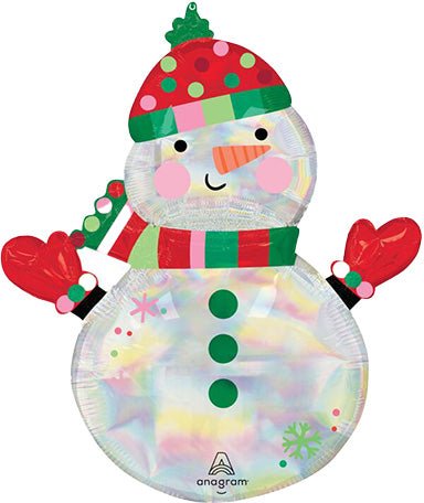 31" Shimmer Snowman - Holographic