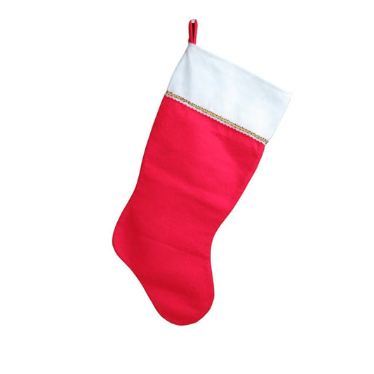 32" Jumbo Stocking - Vintage Santa boot
