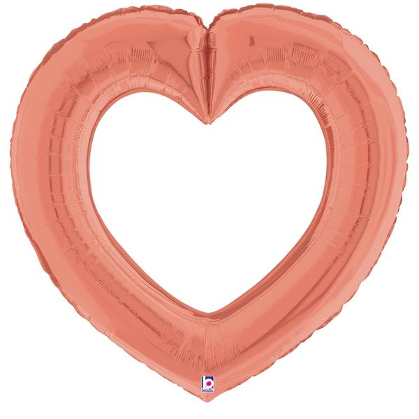 32" Linking Heart - Rose Gold