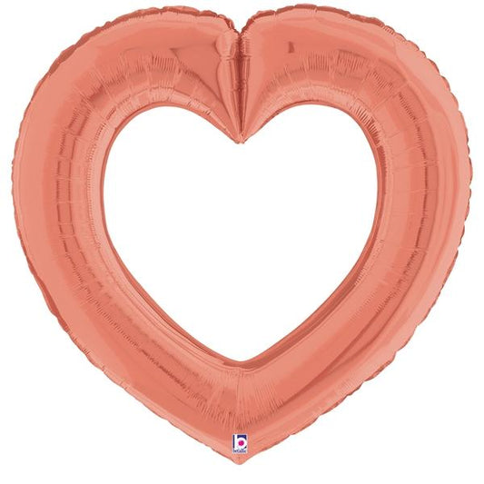32" Linking Heart - Rose Gold