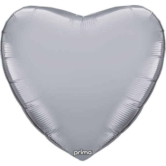 32" Silver Heart