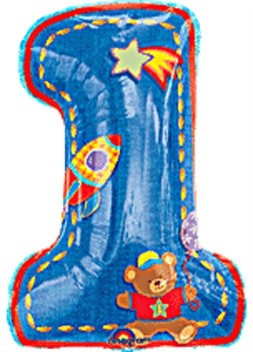33" Hugs & Stitches 1st Birthday Boy