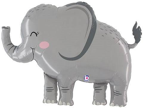 33" Jungle Elephant (Pkg) Foil Balloon