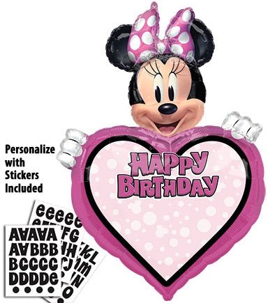 33" Minnie Mouse Birthday - Personalizable
