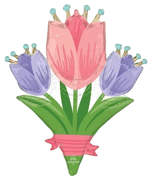 33" Spring Cheers Tulips