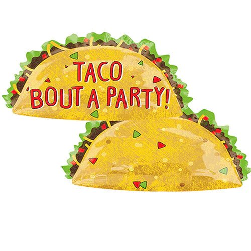 33" Taco SuperShape Foil Balloon 1ct - Anagram