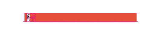 3/4" Adhesive Wristband - Red (100ct) - Mayflower