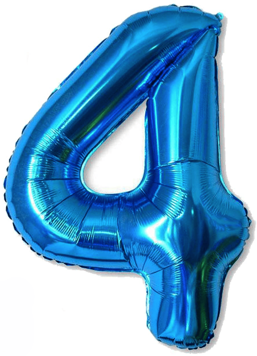 34" Balloon Numbers - Blue Conver USA