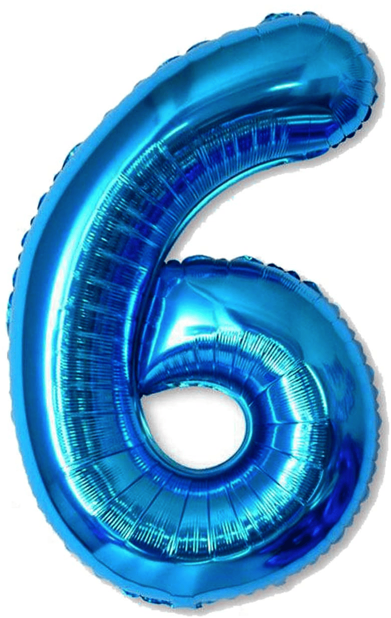 34" Balloon Numbers - Blue Conver USA