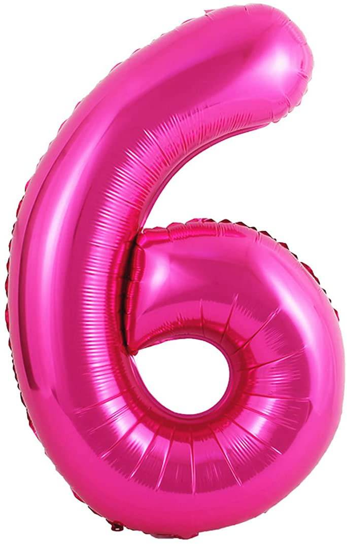 34" Balloon Numbers - Magenta - Party America