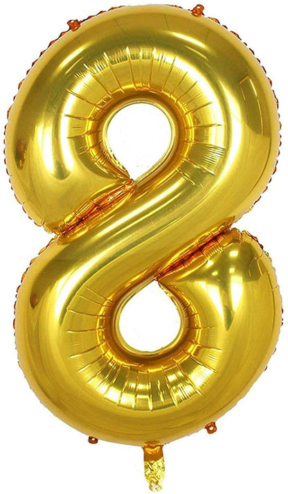 34" Balloon Numbers - Gold - Party America