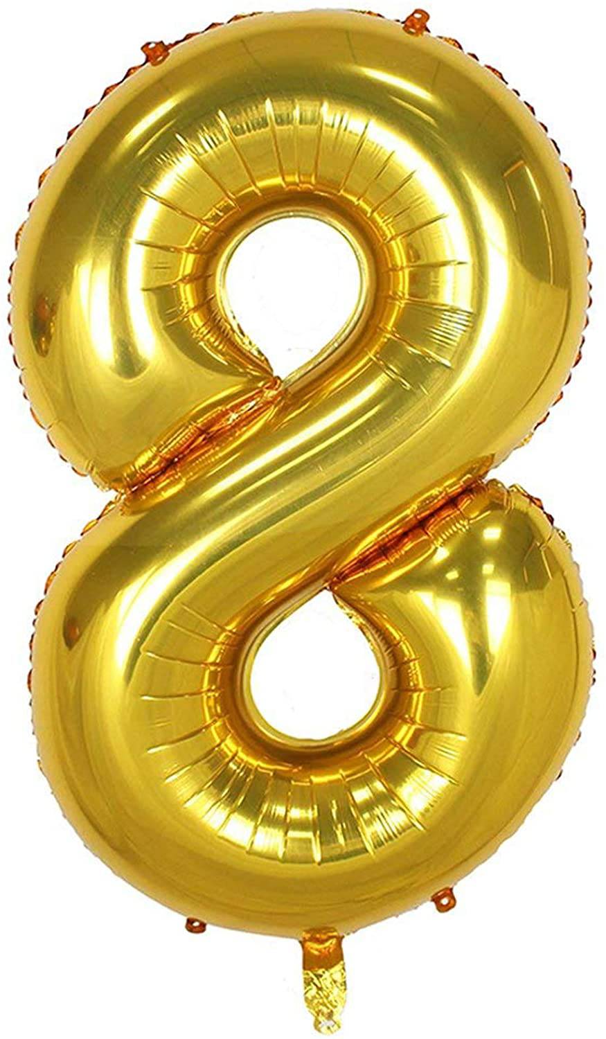 34" Balloon Numbers - Gold Conver USA