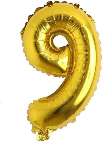 34" Balloon Numbers - Gold Conver USA