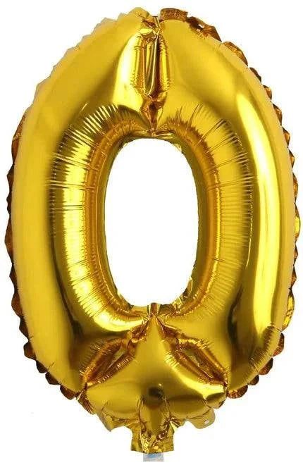 34" Balloon Numbers - Gold Conver USA