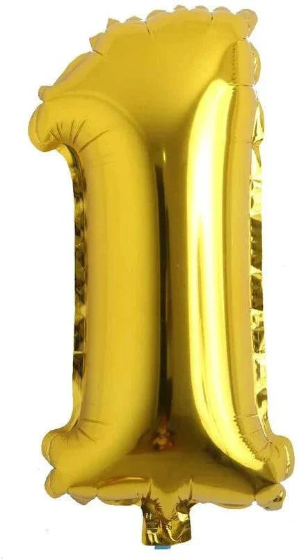 34" Balloon Numbers - Gold Conver USA