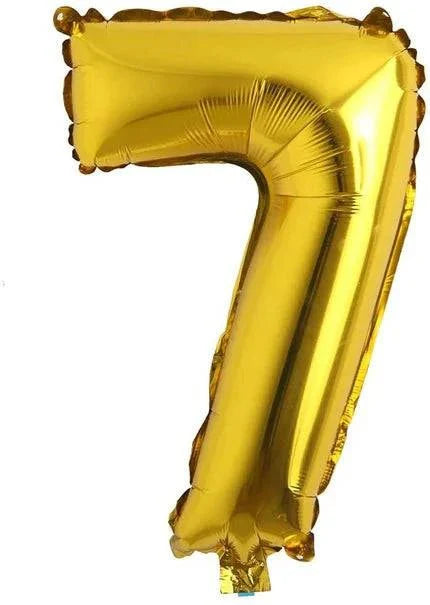 34" Balloon Numbers - Gold Conver USA