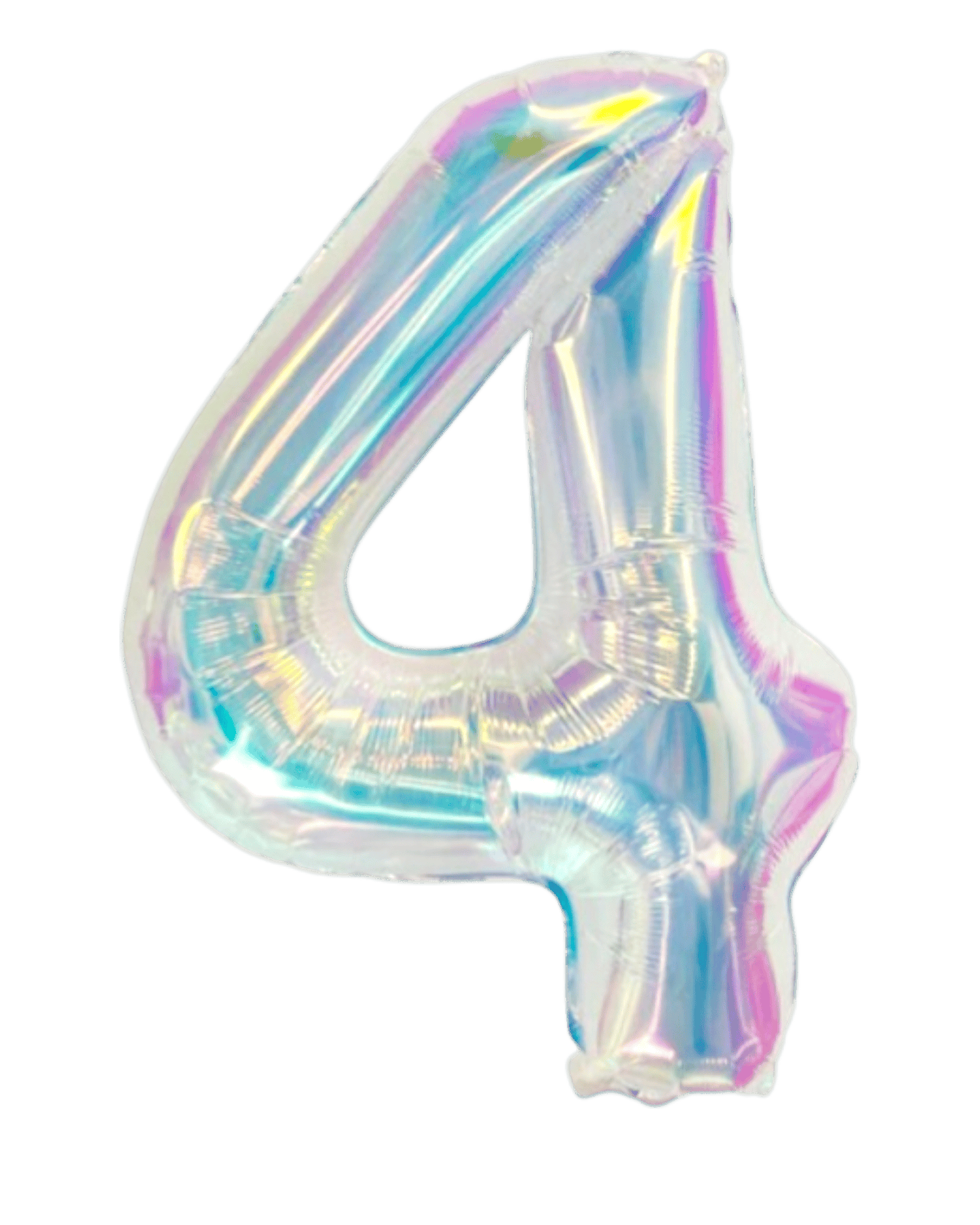 34" Balloon Numbers - Iridescent