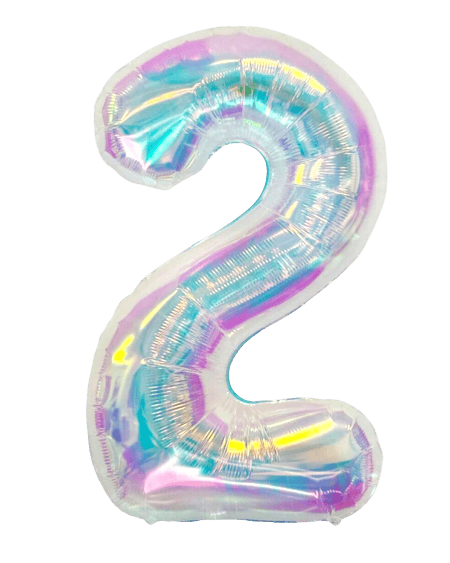 34" Balloon Numbers - Iridescent