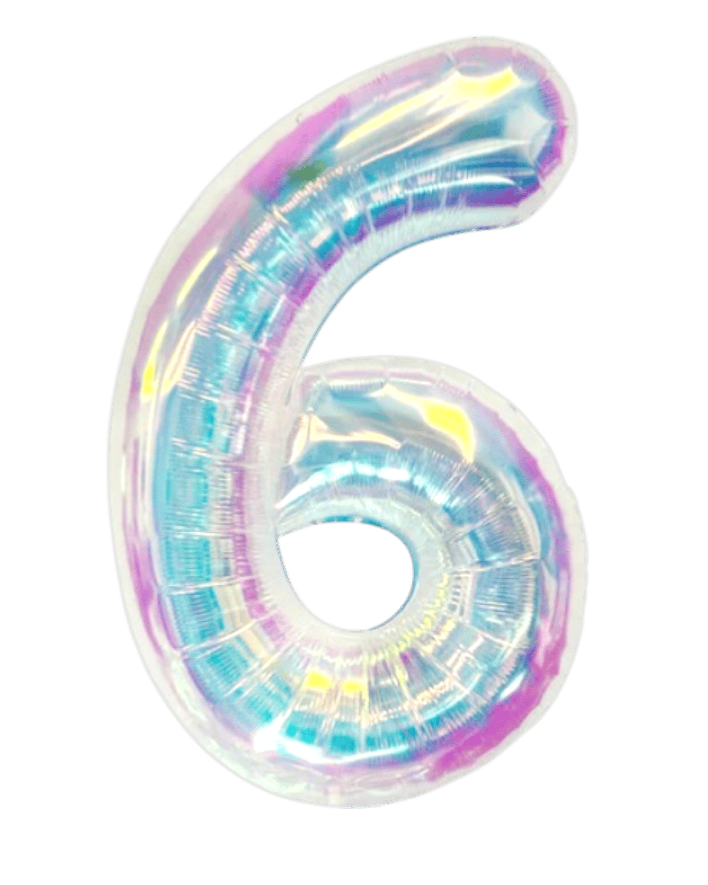 34" Balloon Numbers - Iridescent