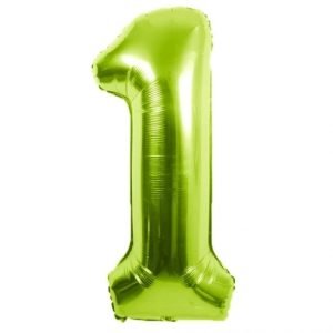34" Balloon Numbers - Lime Green - Party America