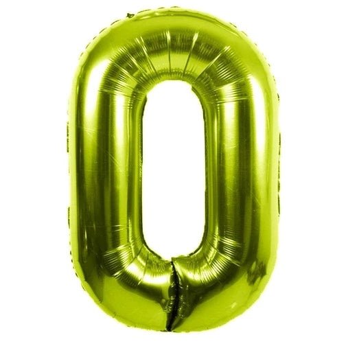 34" Balloon Numbers - Lime Green - Party America