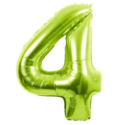 34" Balloon Numbers - Lime Green - Party America