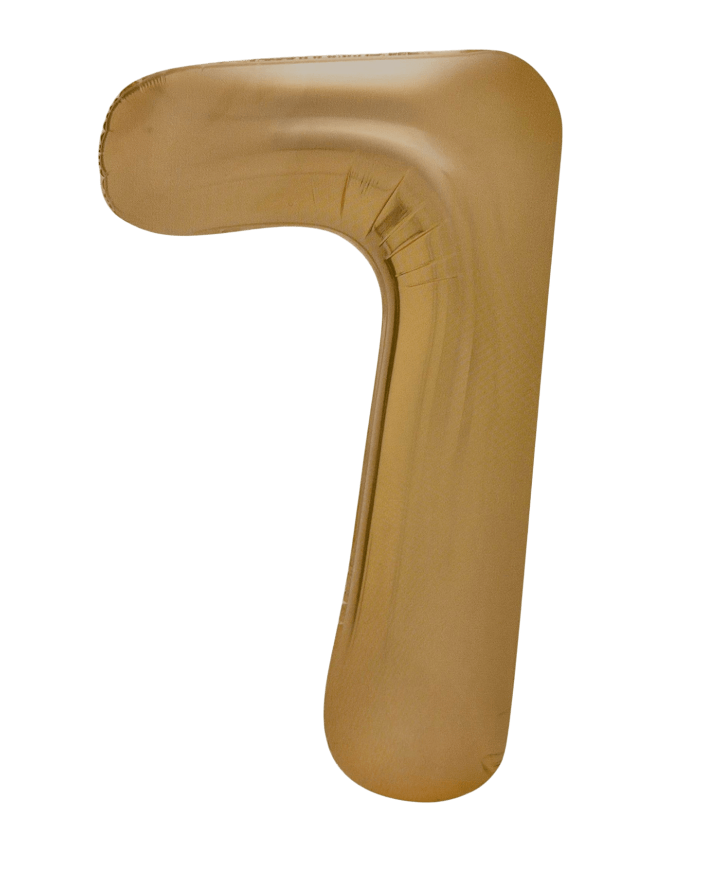34" Balloon Numbers - Matte Gold