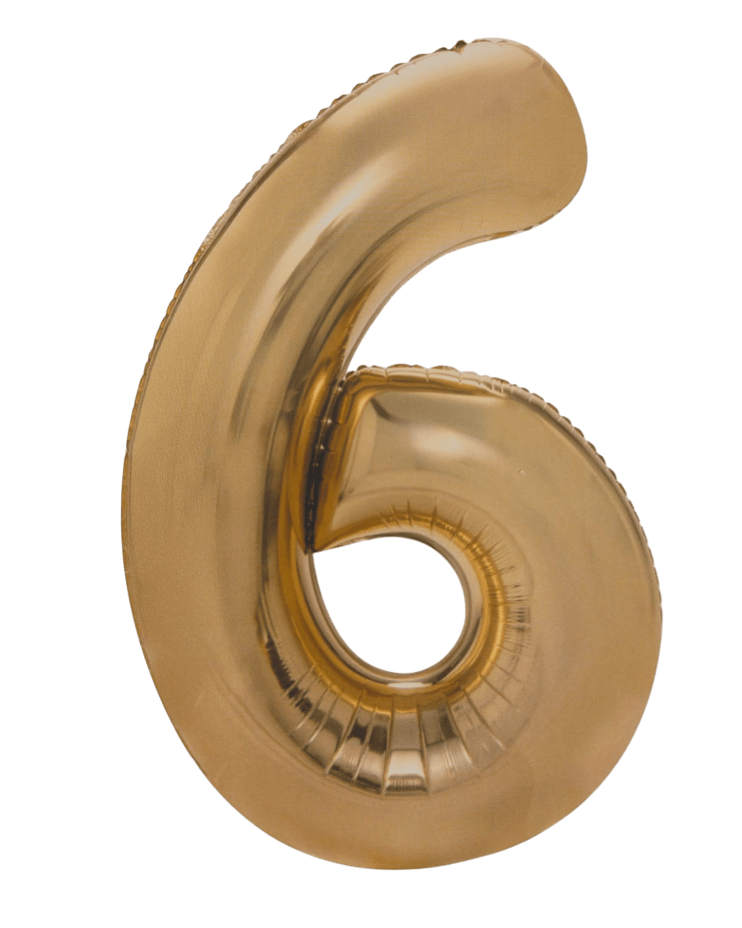 34" Balloon Numbers - Matte Gold