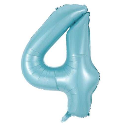 34" Balloon Numbers - Pastel Blue - Party America