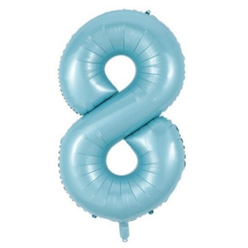 34" Balloon Numbers - Pastel Blue - Party America