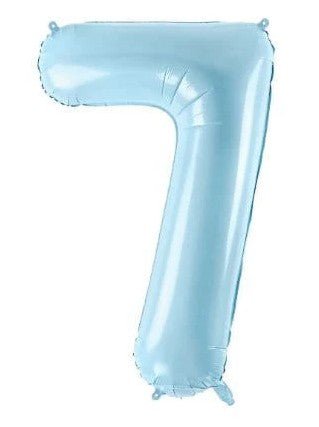 34" Balloon Numbers - Pastel Blue - Party America