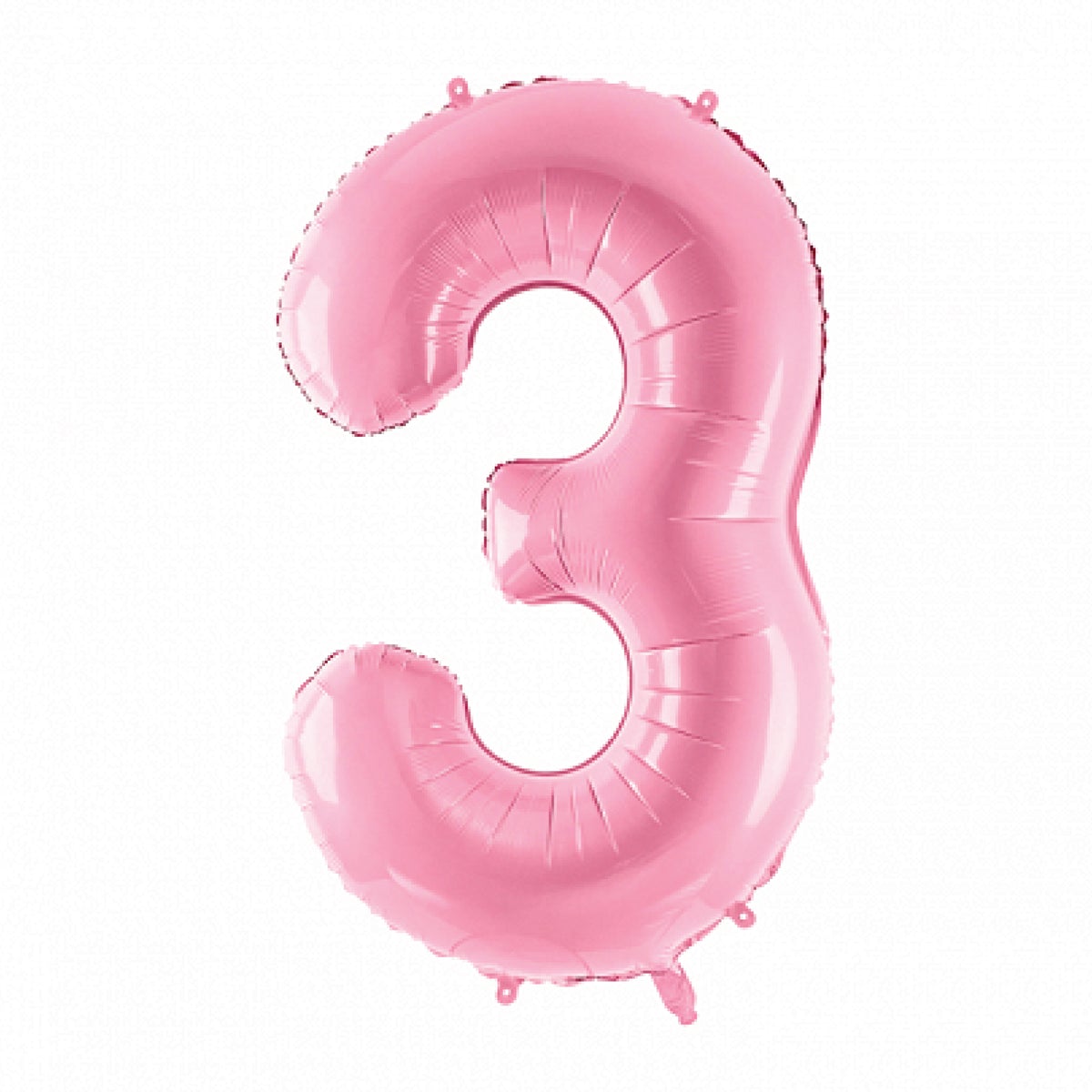 34" Balloon Numbers - Pastel Pink - Party America