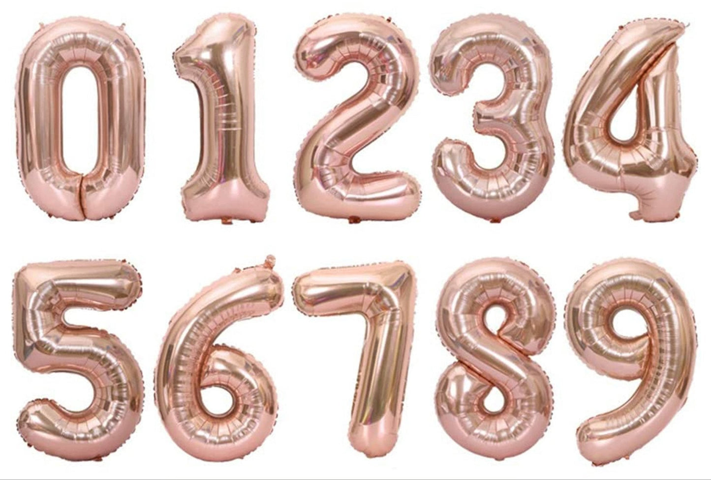 26" Number Balloon - Rose Gold - Party America