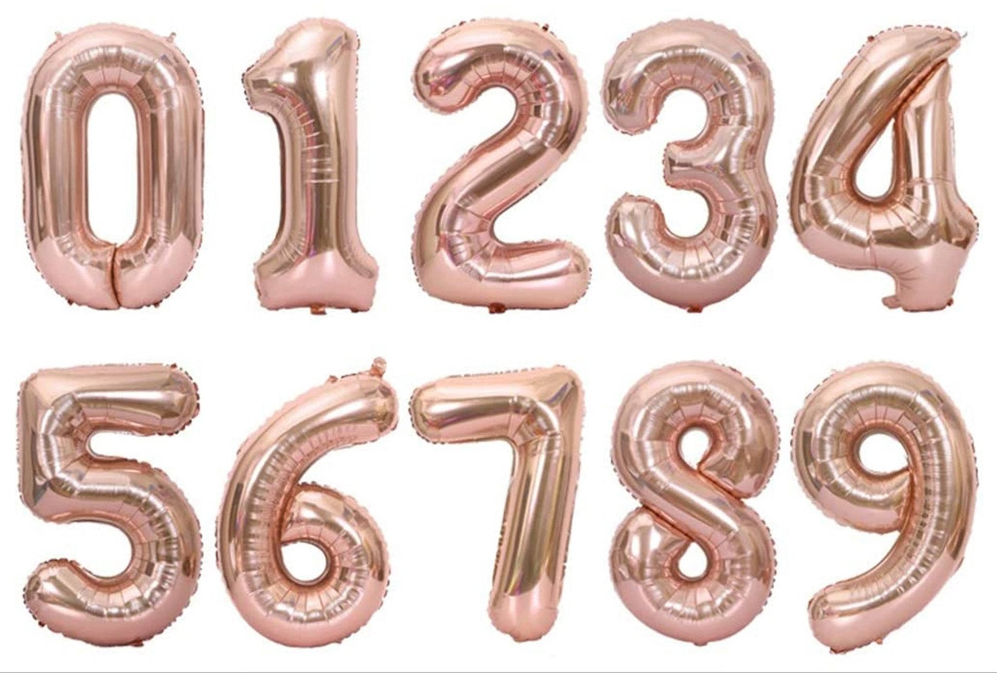 26" Number Balloon - Rose Gold - Party America