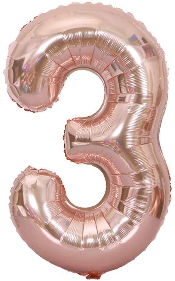 26" Number Balloon - Rose Gold - Party America