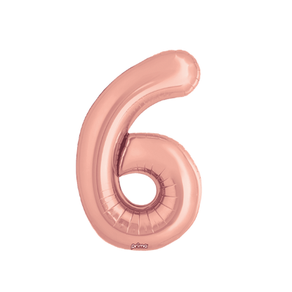 34" Balloon Numbers - Rose Gold