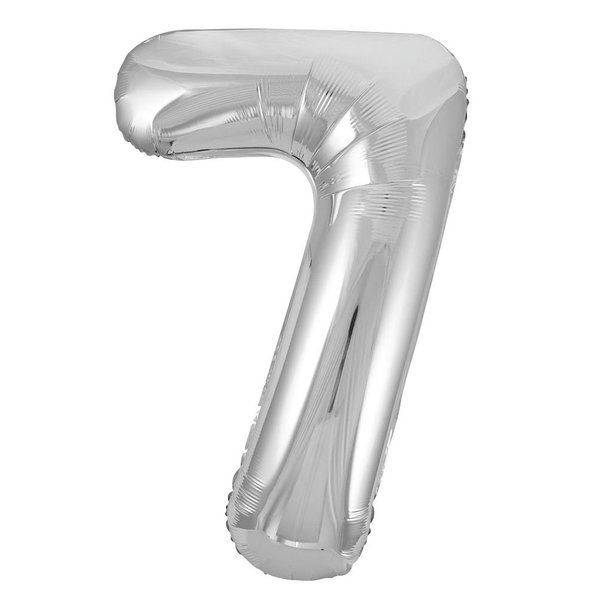 34" Balloon Numbers - Silver - Conver USA