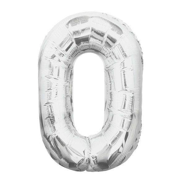 34" Balloon Numbers - Silver - Conver USA