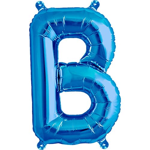 34" Balloon Letters - Blue - Party America