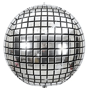 34" Disco Ball - Silver