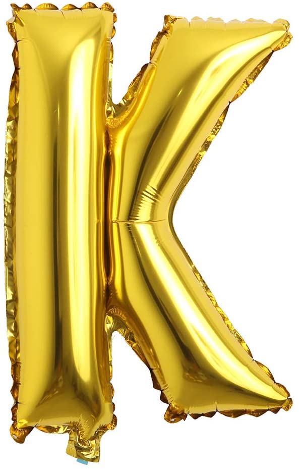 34" Foil Balloon Letters - Gold - Party America
