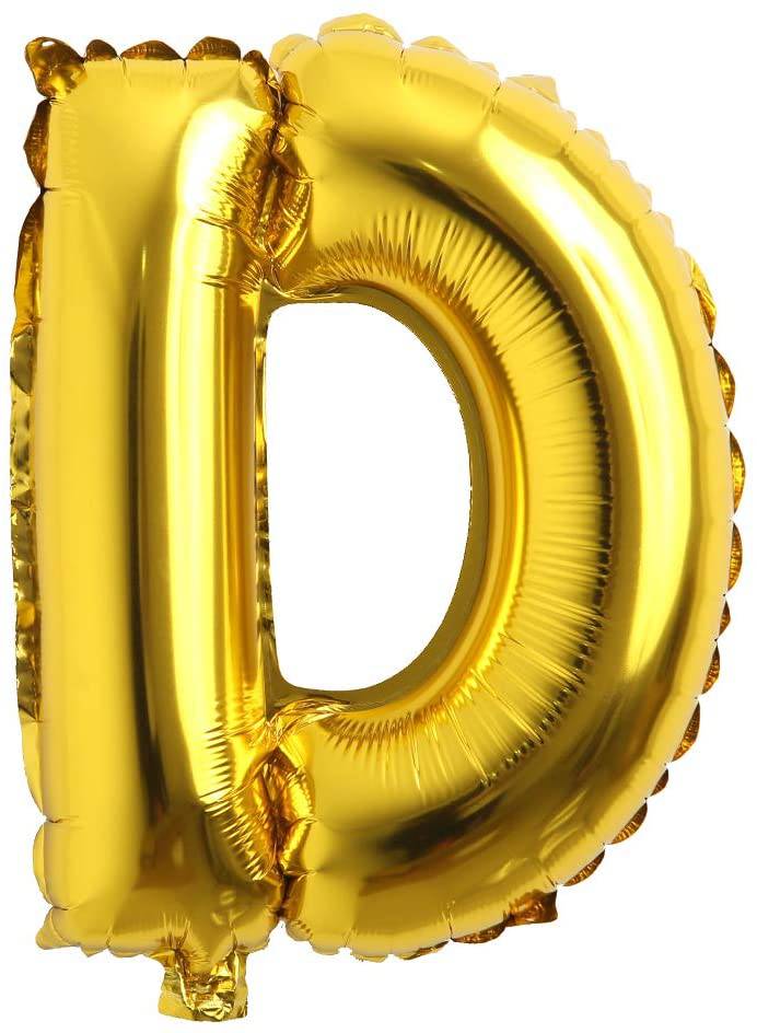34" Foil Balloon Letters - Gold - Party America