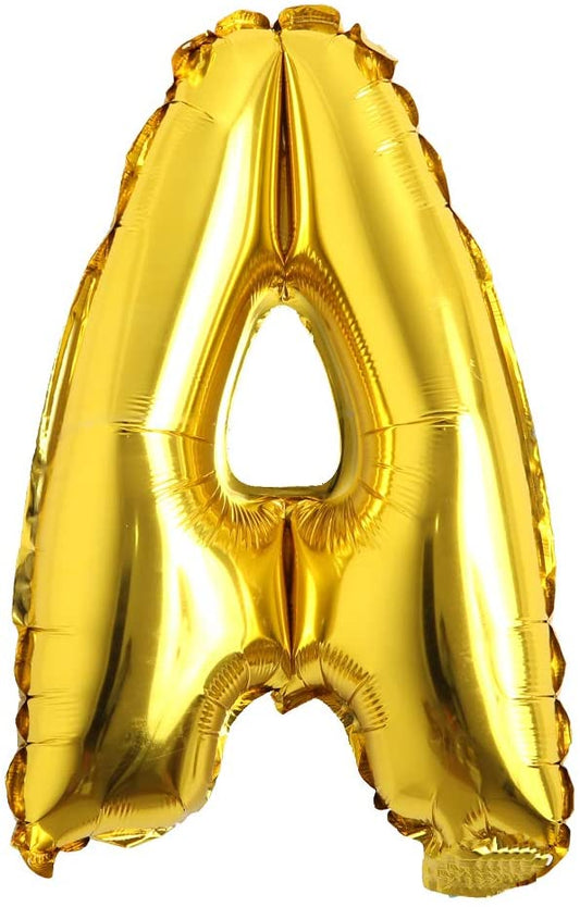 34" Foil Balloon Letters - Gold - Party America