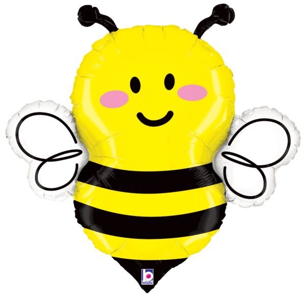 34" Just Bee Balloon Betallic