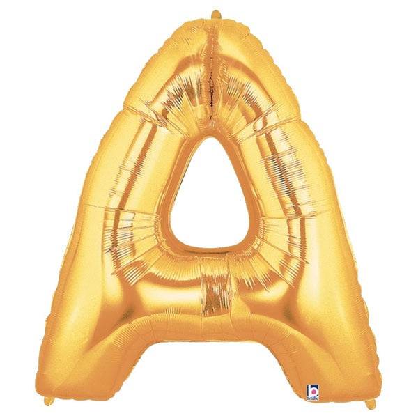 34" Megaloon Letter A - Gold